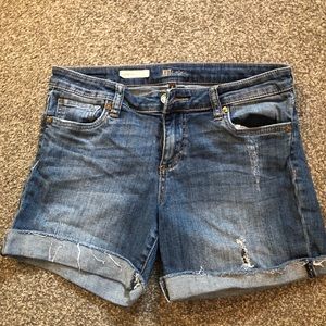 Denim shorts